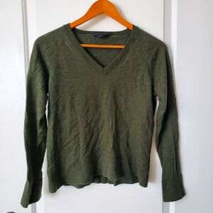 Pendleton Sweater, Olive Green